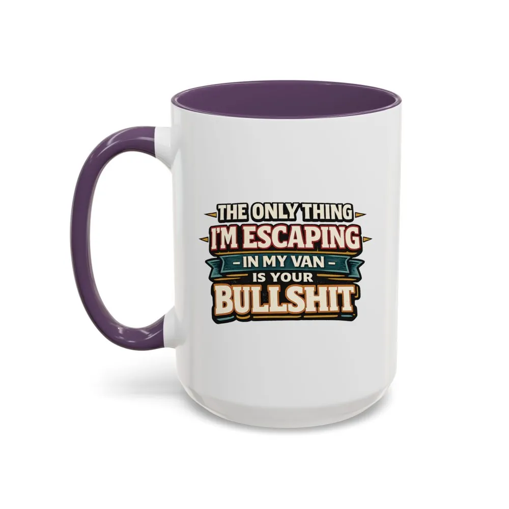462092640860812586_2048.jpeg Accent Coffee Mug (11, 15oz) — "The Only Thing I´m Escaping" Design F**K-Line