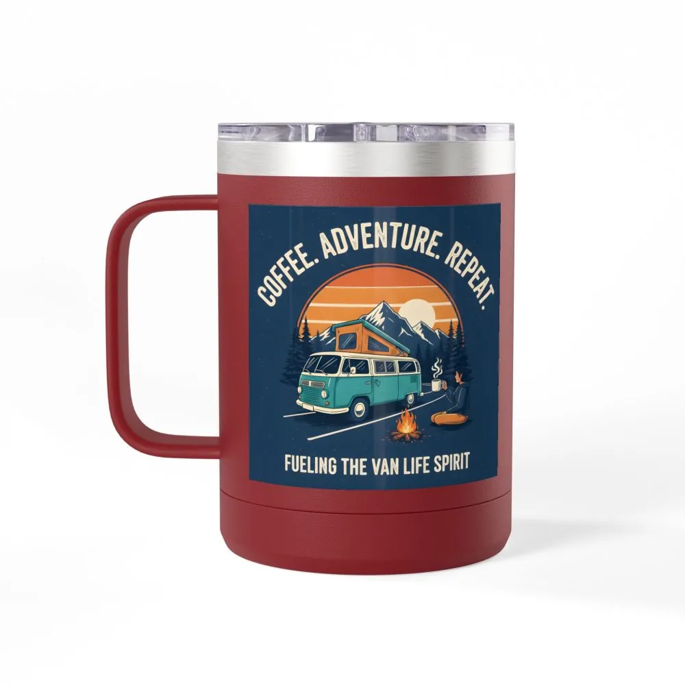 4622768005557736191_2048.jpeg Coffee Mug Tumbler, 15oz — “Coffee. Adventure. Repeat.”