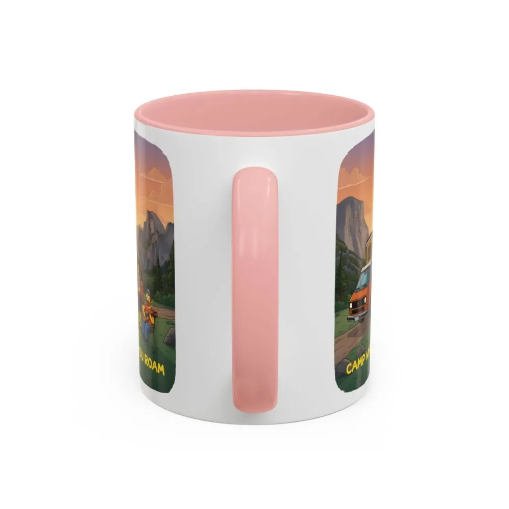 4642154968900731239_2048.jpeg Accent Coffee Mug (11, 15oz) — "Camp Where You Roam" Design Sitcom-Line