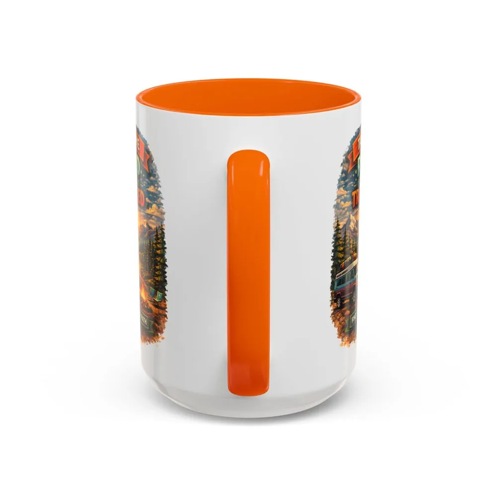 4663305693627805209_2048.jpeg Accent Coffee Mug (11, 15oz) — "Take The Road Less Traveled" Design Scenic-Line
