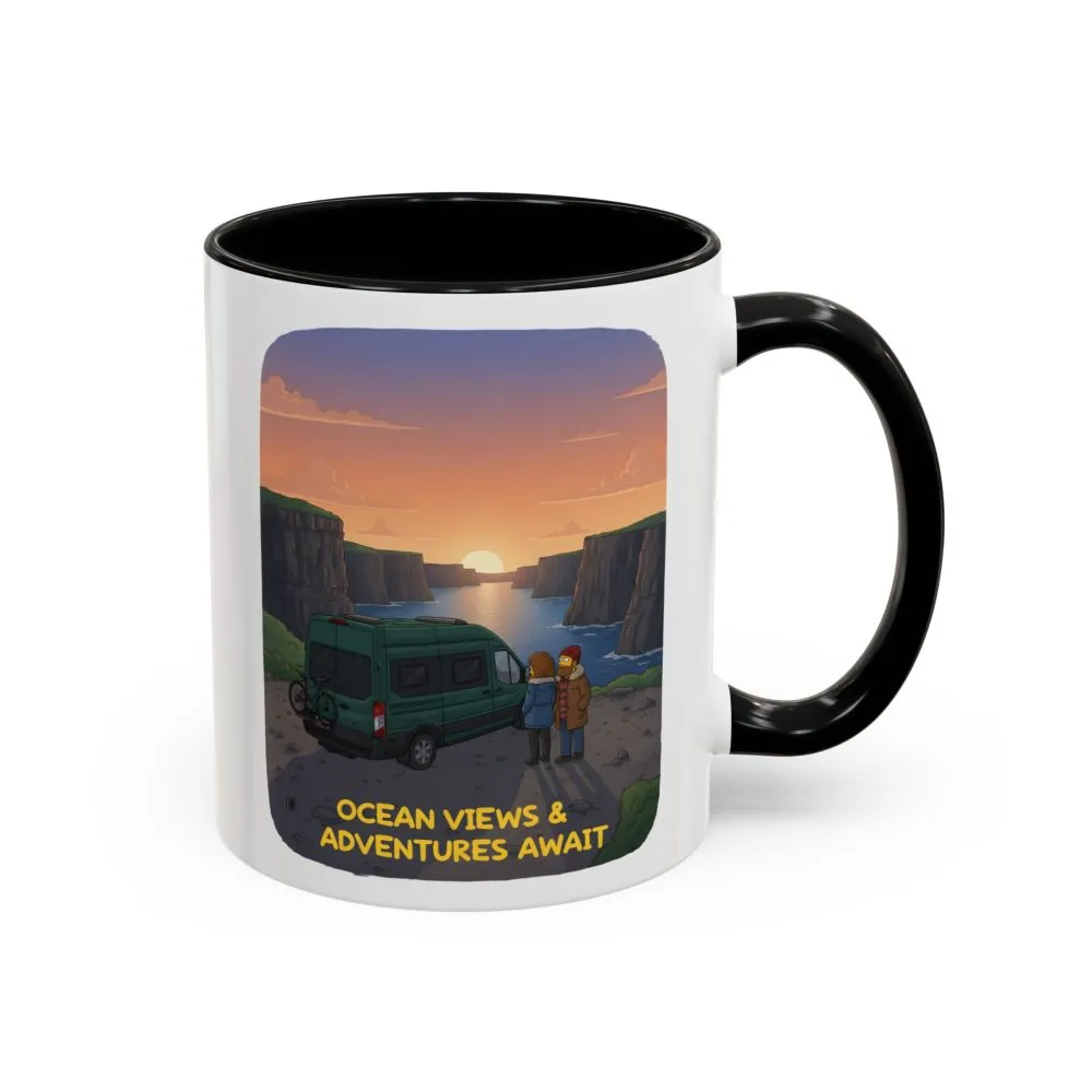 4668856711530639287_2048.jpeg Accent Coffee Mug (11, 15oz) — "Ocean Views-Adventures Awaits" Design Sitcom-Line