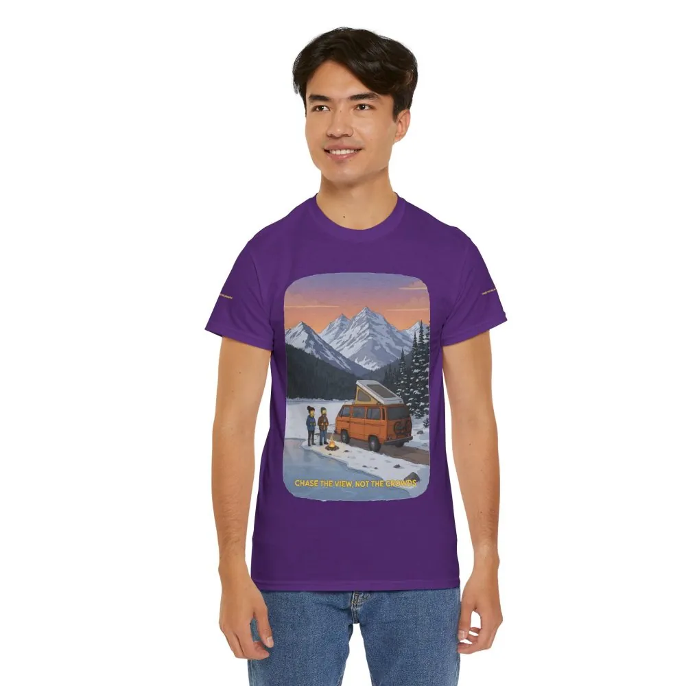 4696703229104343167_2048.jpeg Unisex Heavy Cotton Tee — "Chase The Views-Not The Crowds" Design Sitcom-Line