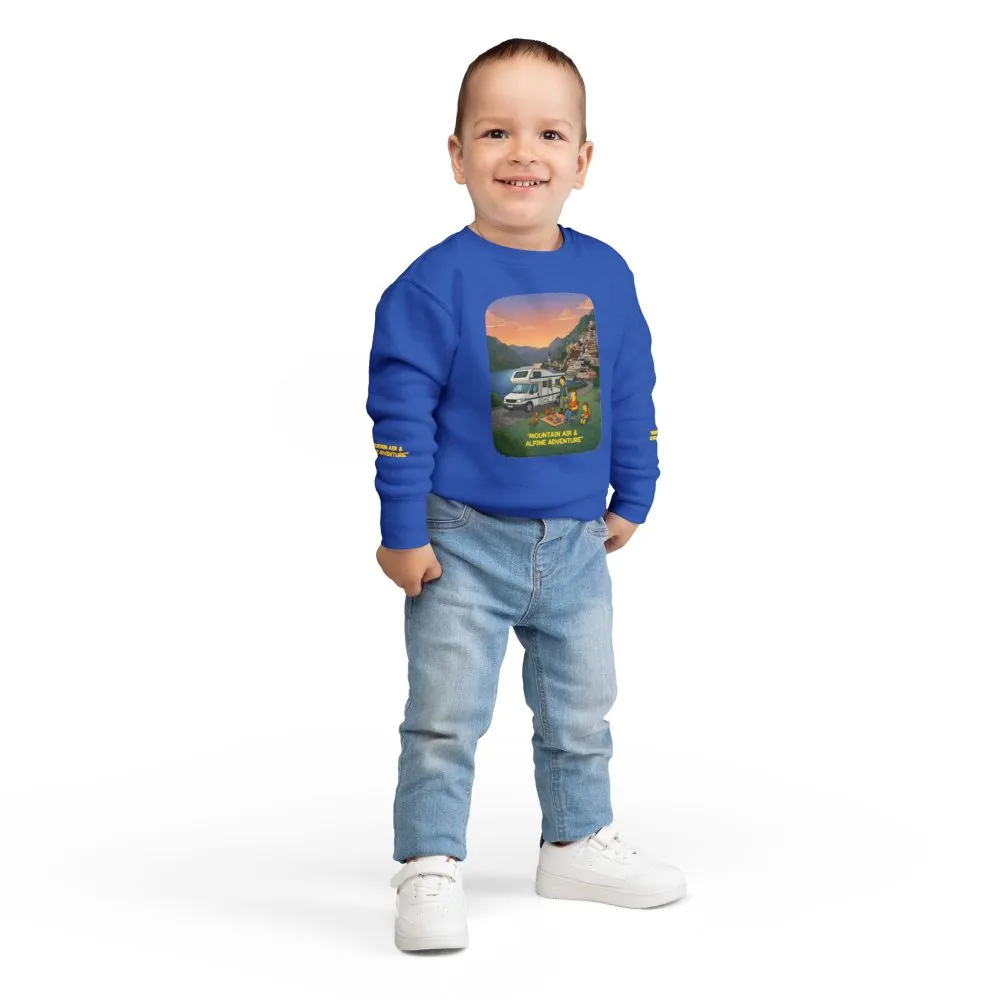 Toddler Sweatshirt - "Mountain Air-Alpine Adventure" (Design Sitcom-Line)