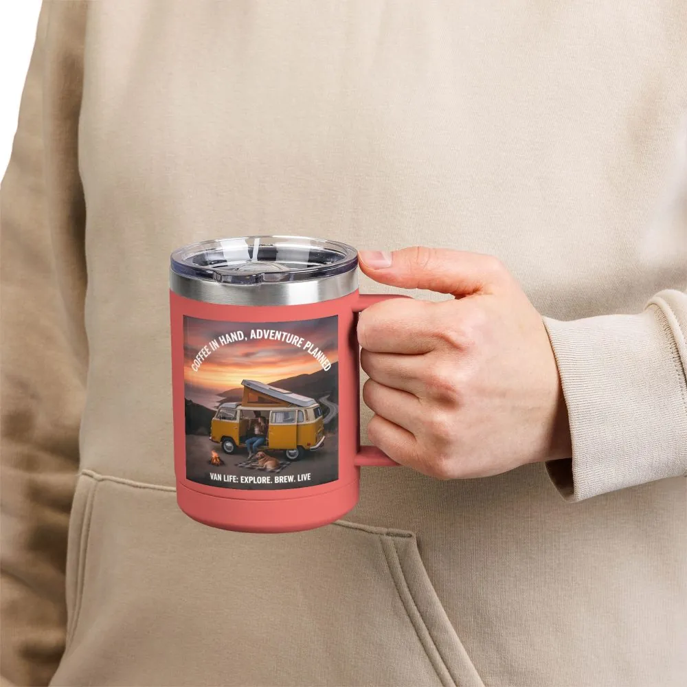 4720984317631397577_2048.jpeg Coffee Mug Tumbler, 15oz — "Coffee in Hand, Adventure Planned"