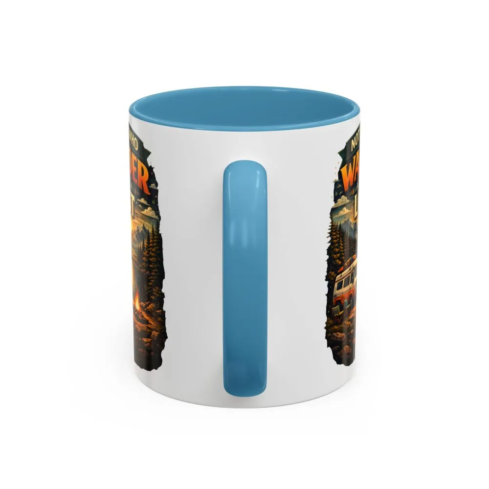 4731709562972949901_2048.jpeg Accent Coffee Mug (11, 15oz) — "Not All Who Wander Are Lost" Design Scenic-Line
