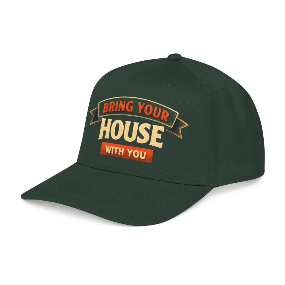 Baseball Cap - "Bring Your House With You" Design Scenic-Line