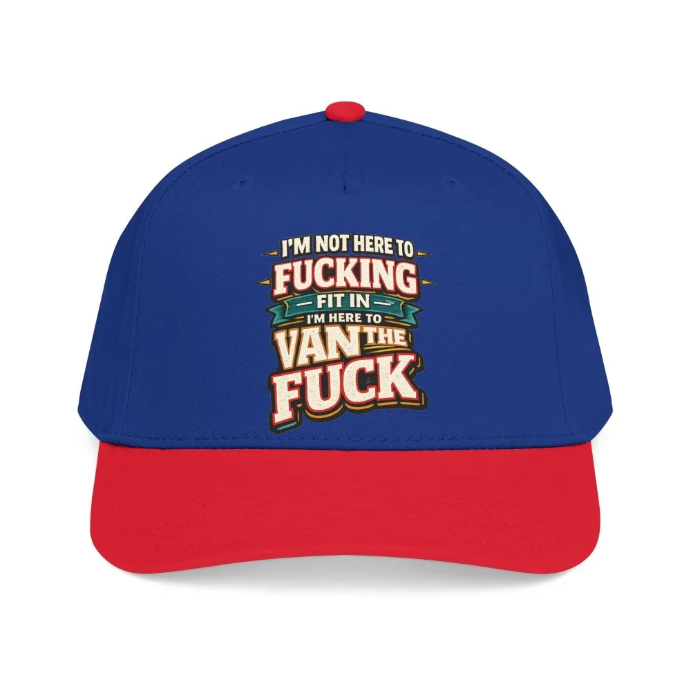 4761661276350529258_2048.jpeg Baseball Cap - "I´m Not Here To Fucking Fit In" Design F**K-Line