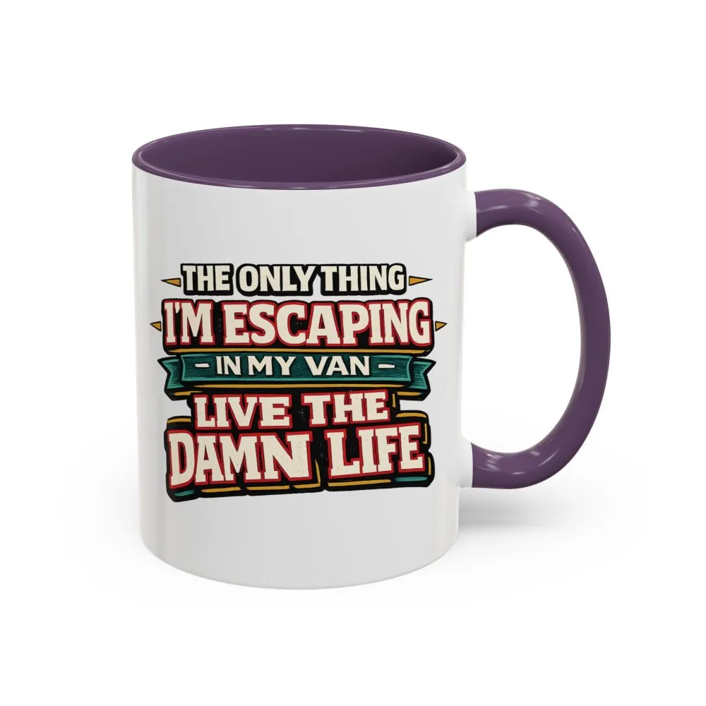 477021410192423739_2048.jpeg Accent Coffee Mug (11, 15oz) — "The Only Thing I´m Escaping" Design F**K-Line