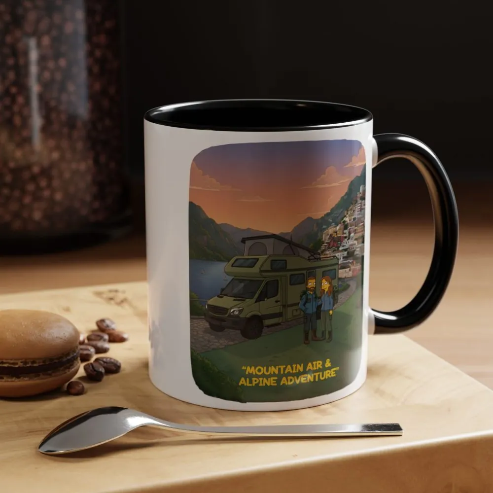 4775762247341793453_2048.jpeg Accent Coffee Mug (11, 15oz) — "Mountain Air And Alpine Adventure"" Design Sitcom-Line