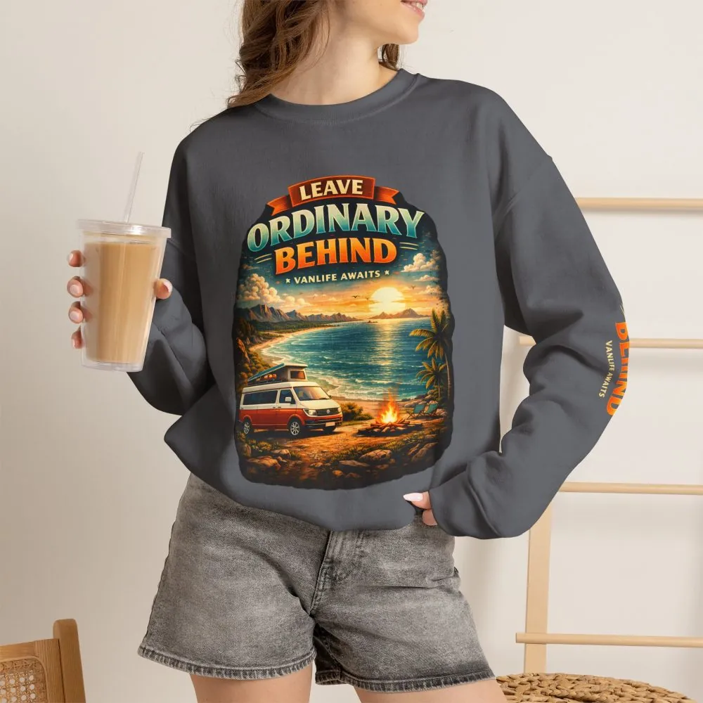 4781210682054711482_2048.jpeg Unisex Heavy Blend™ Crewneck Sweatshirt — "Leave Ordinary Behind" Design Scenic-Line