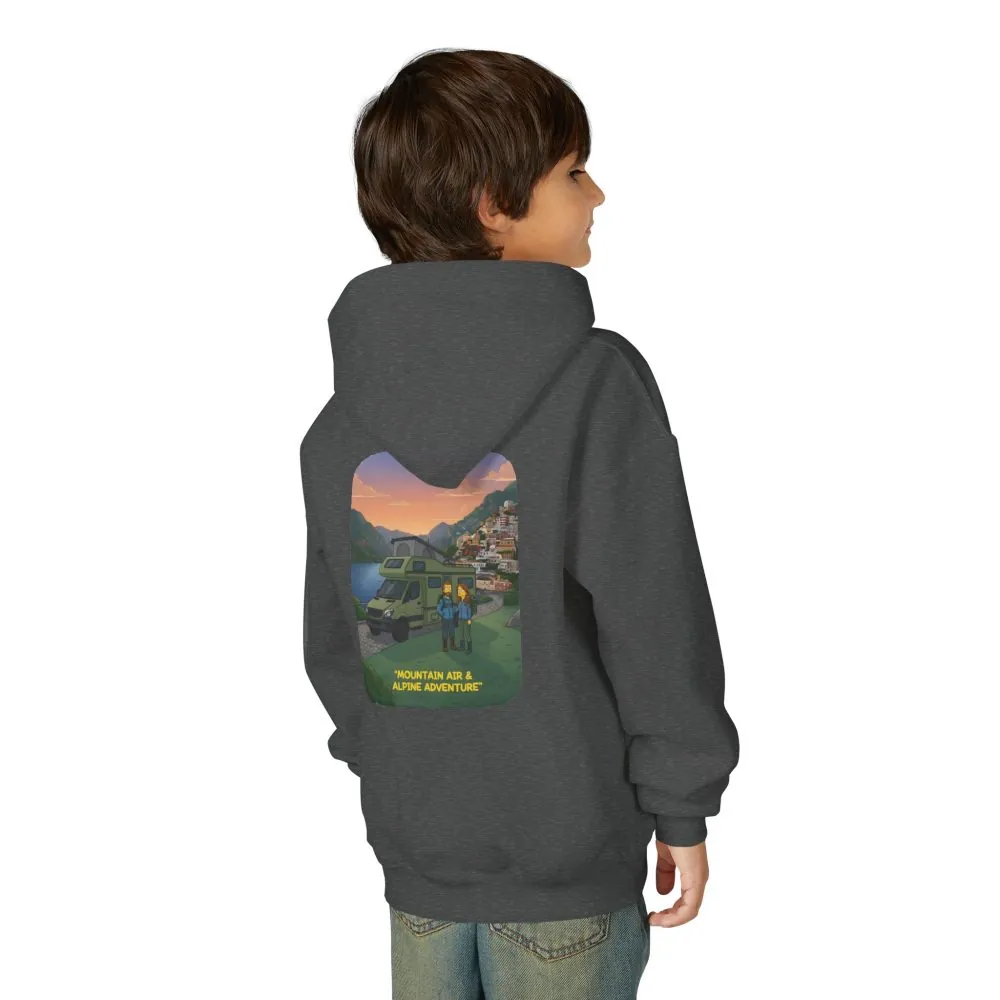 4782010289071056294_2048.jpeg Youth Hoodie(Gildan) – "Mountain Air And Alpine Adventure" (Design Sitcom-Line)