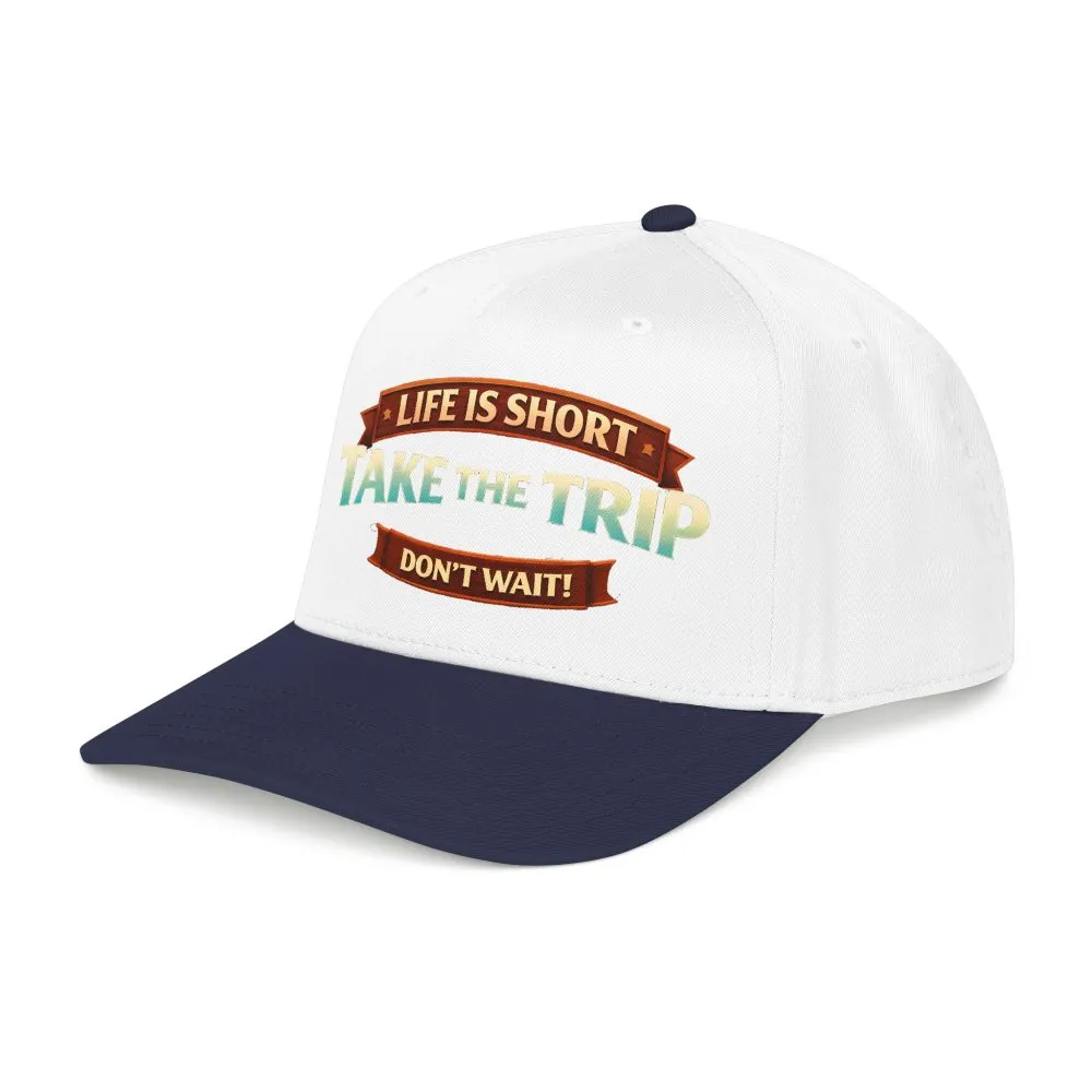 4821494044945623319_2048.jpeg Baseball Cap - "Live Is Short Take The Trip" Design Scenic-Line