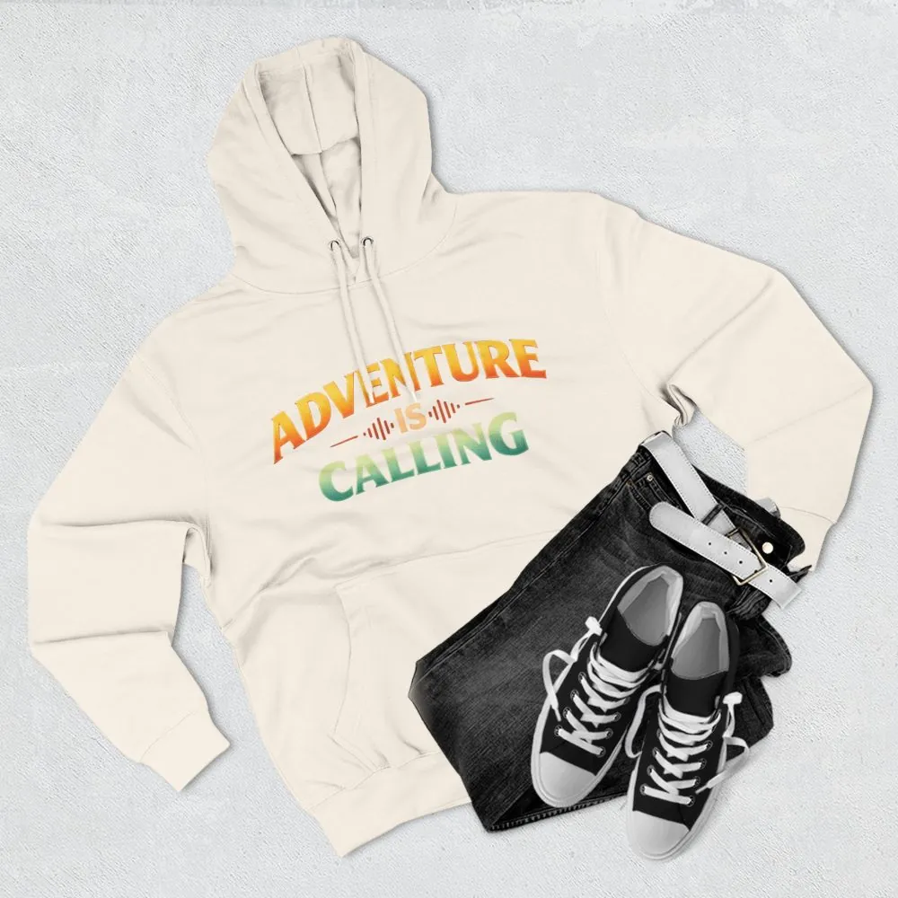 4852412529330938858_2048.jpeg Three-Panel Fleece Hoodie - "Adventure Is Calling" Design Scenic-Line