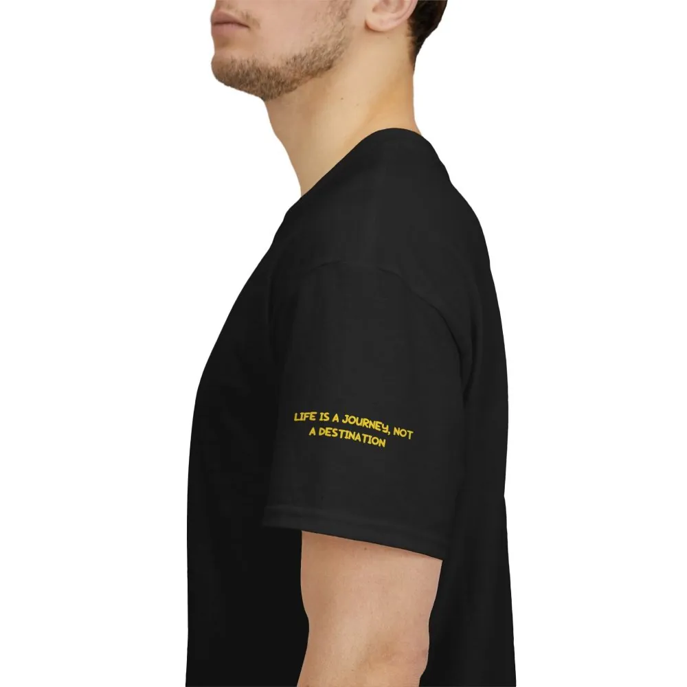 4861558027905937761_2048.jpeg Unisex Heavy Cotton Tee — "Life Is A Journey-Not A Destination" Design Sitcom-Line