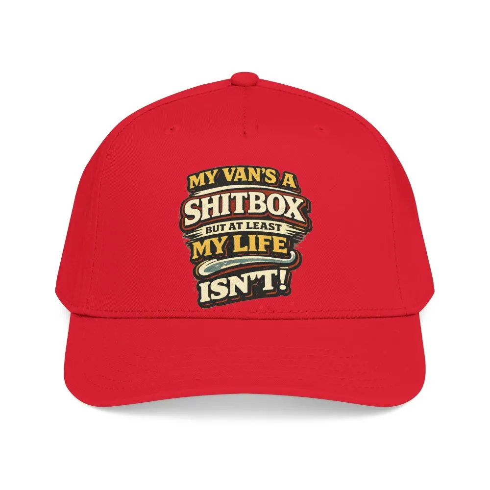 4864360168925022540_2048.jpeg Baseball Cap - "My Van`s A Shitbox" Design F**K-Line