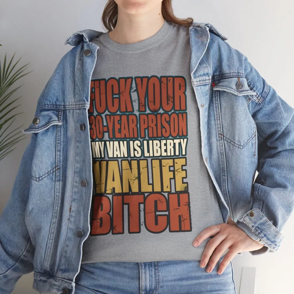 Unisex Heavy Cotton Tee — "Fuck Your 30 Year" Design F**K-Line