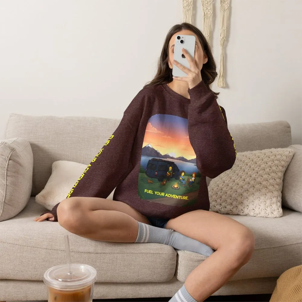 4870593586831615635_2048.jpeg Unisex Heavy Blend™ Crewneck Sweatshirt — "Fuel Your Adventure" Design Sitcom-Line