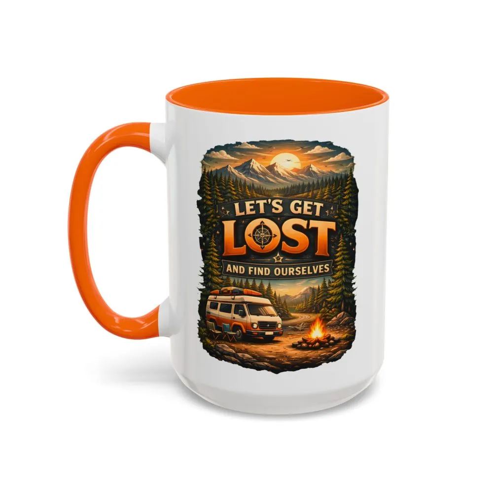4921026334554319751_2048.jpeg Accent Coffee Mug (11, 15oz) — "Let´s Get Lost And Find Ourselfs" Design Scenic-Line