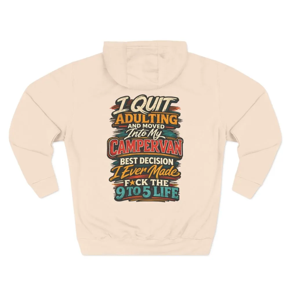 5088935815931576911_2048.jpeg Three-Panel Fleece Hoodie - "I Quit Adulting" Design F**K-Line