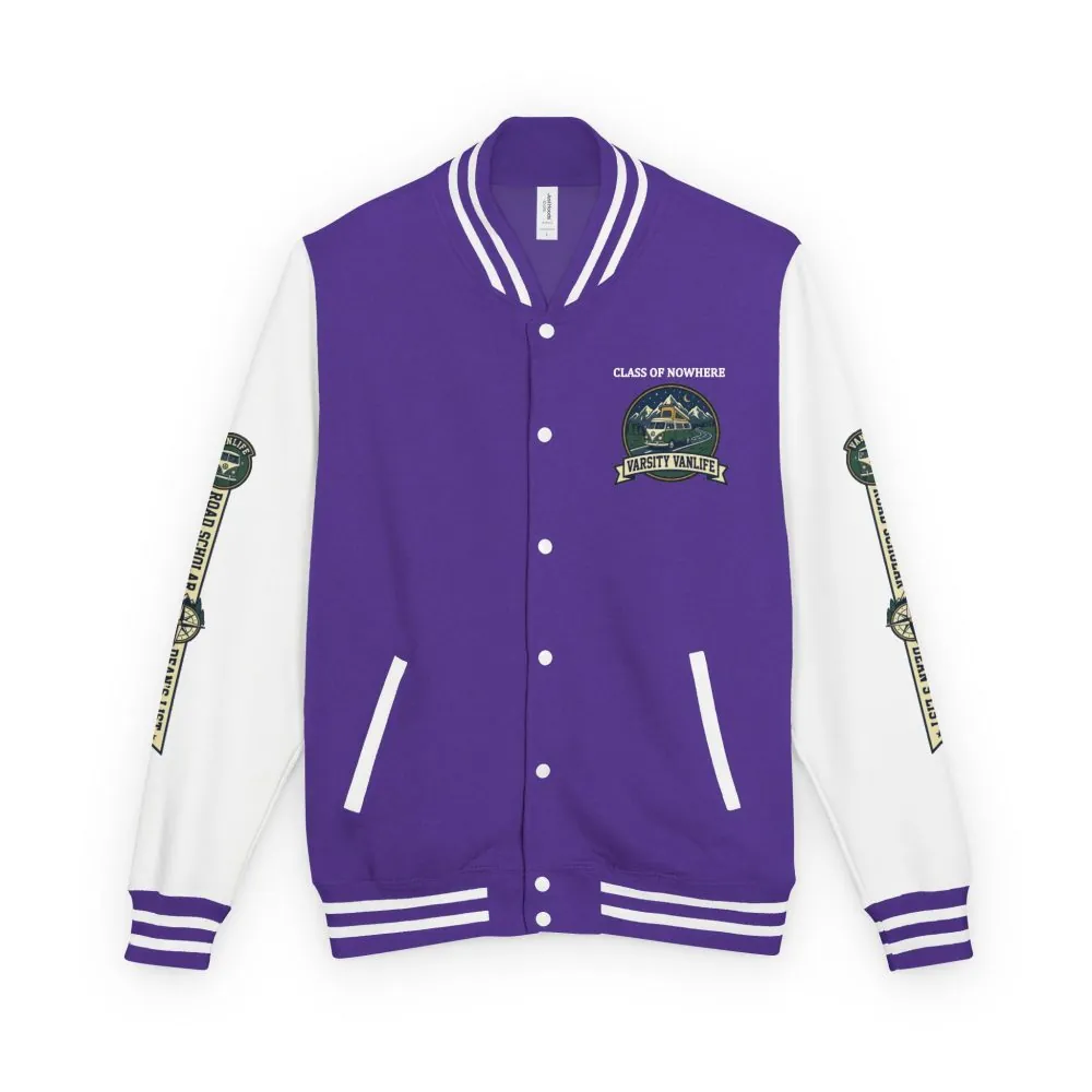 5098673019076636177_2048.jpeg Unisex Heavyweight Letterman Jacket (Awdis) —"Adventure Academy" Road Trip Team Varsity Jacket