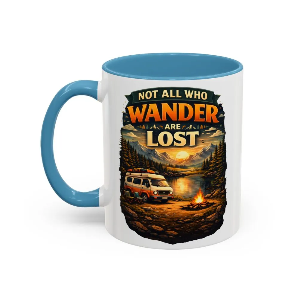 5107054985913163589_2048.jpeg Accent Coffee Mug (11, 15oz) — "Not All Who Wander Are Lost" Design Scenic-Line
