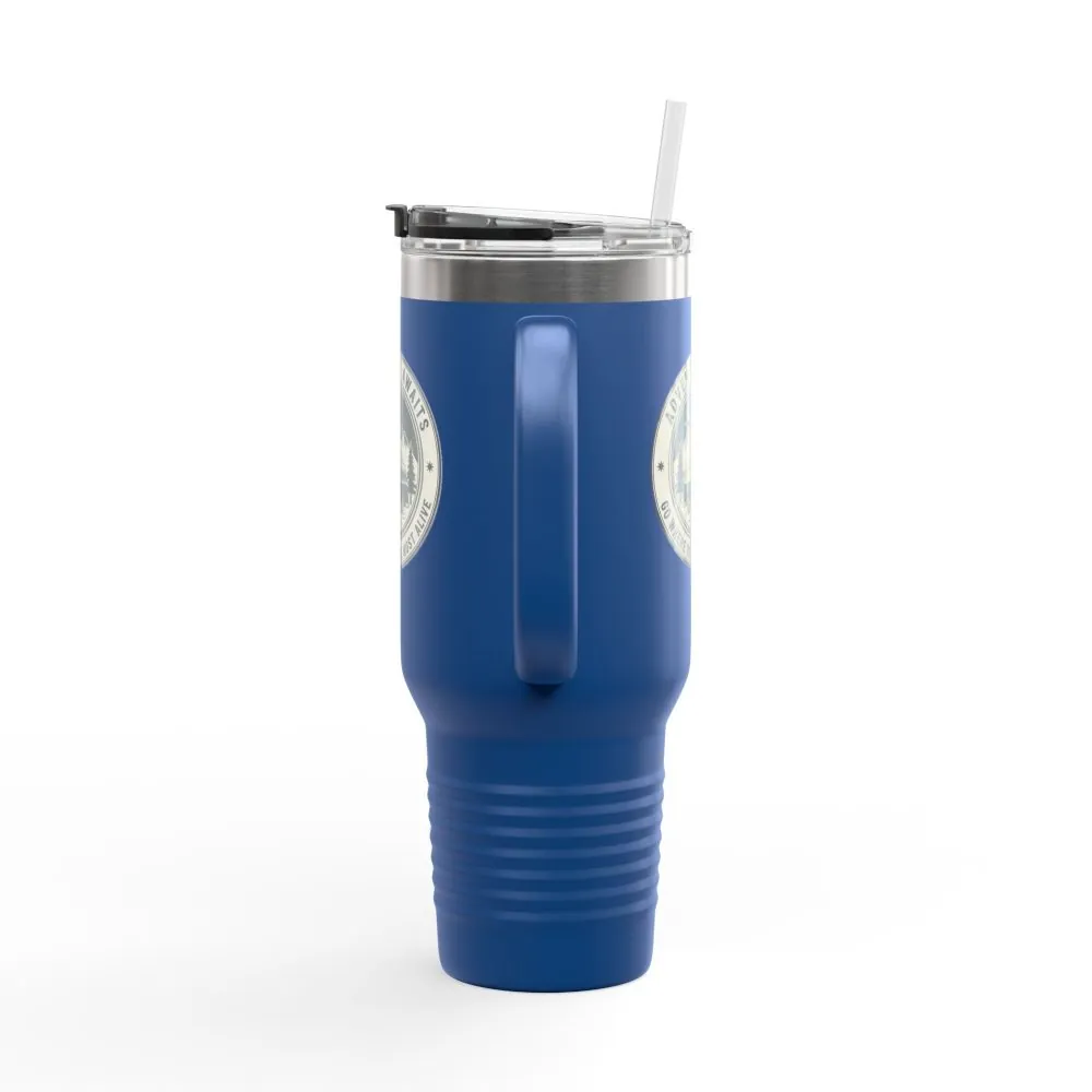 5166866287627715010_2048.jpeg Insulated Travel Mug - "Adventure Awaits-Go Where You Feel Most Alive" (40oz) – Retro Camper Design, Keep Drinks Hot or Cold