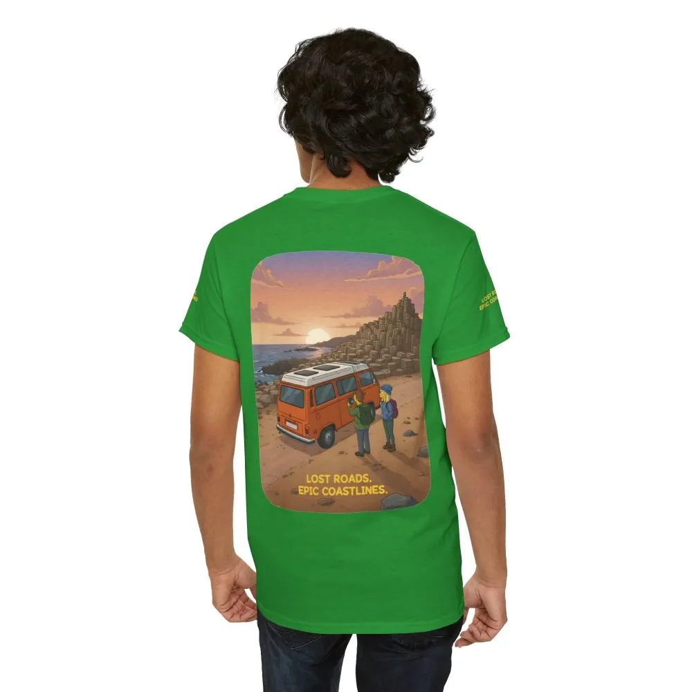 5172521165130584039_2048.jpeg Unisex Heavy Cotton Tee — "Lost Roads Epic Coastlines" Design Sitcom-Line