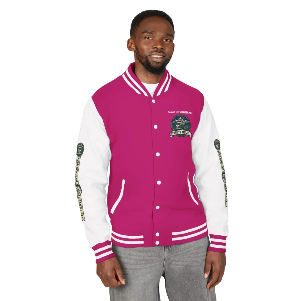 5173614841484124206_2048.jpeg Unisex Heavyweight Letterman Jacket (Awdis) —"Adventure Academy" Road Trip Team Varsity Jacket