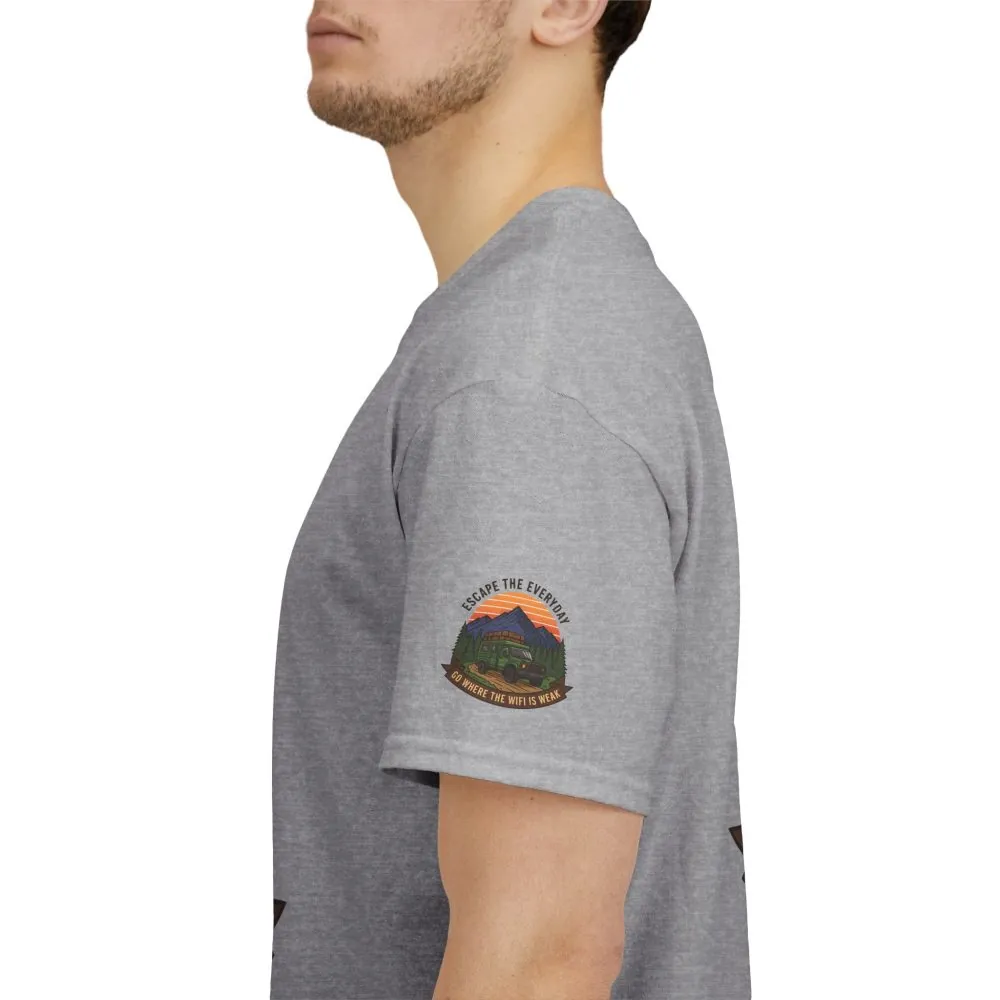 5192108437094323149_2048.jpeg Unisex Heavy Cotton Tee — "Go Where the WiFi Is Weak" Adventure Shirt
