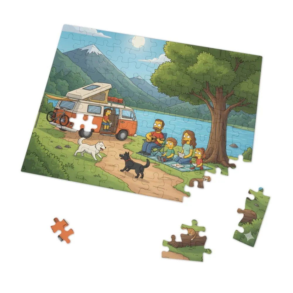 5233927859802111756_2048.jpeg Jigsaw Puzzle with Tin — Scenic Campervan Lake