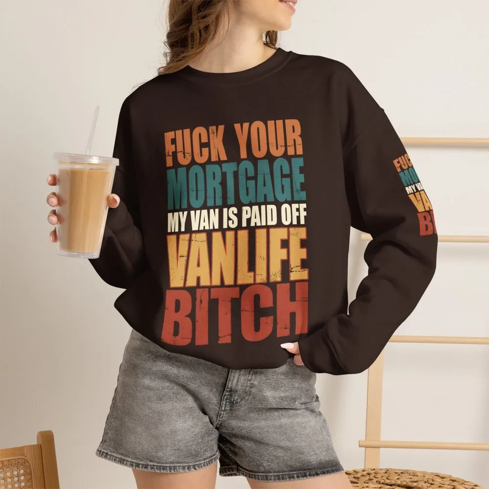 5233969608585215844_2048.jpeg Unisex Heavy Blend™ Crewneck Sweatshirt — "Fuck Your Mortgage" Design F**K-Line