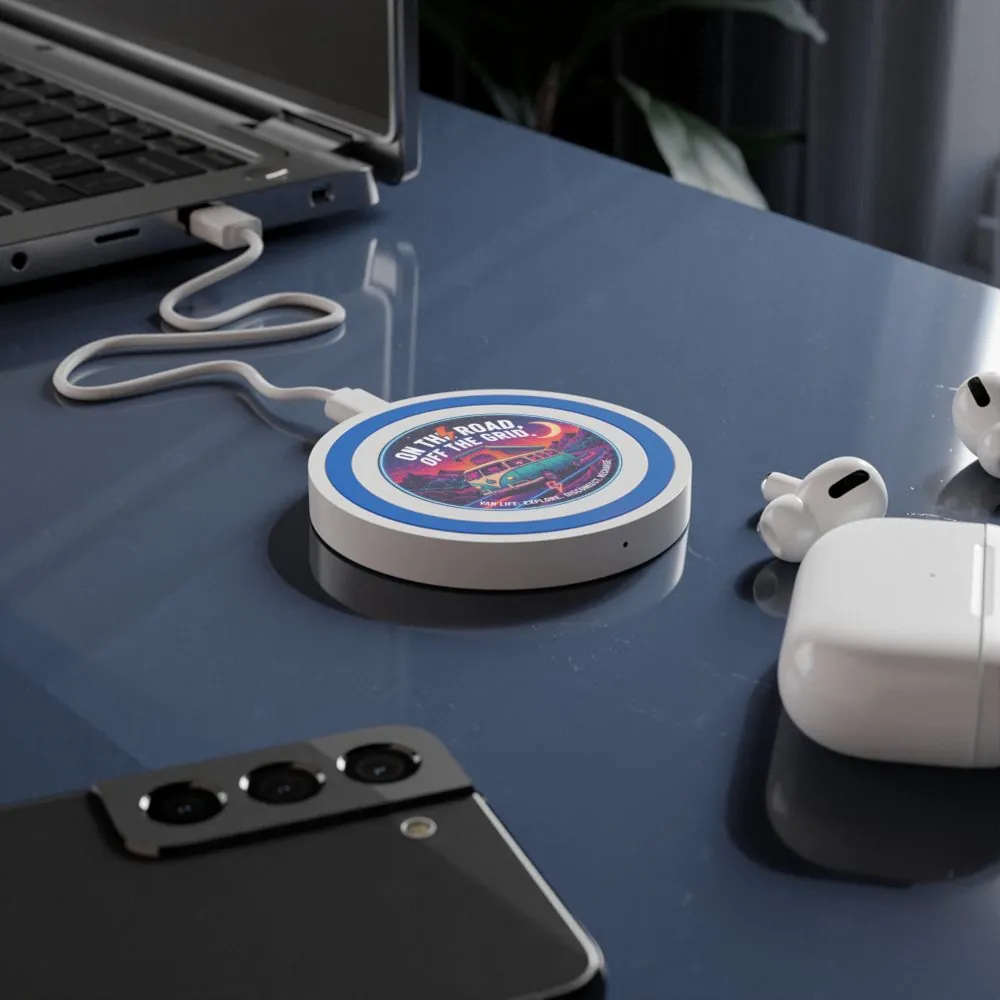 Wireless Charging Pad — "On the Road Off the Grid" Camper Van Adventure Qi Charger