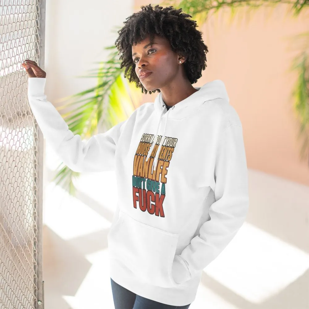 530042380414941870_2048.jpeg Three-Panel Fleece Hoodie - "Sorry About Your House Payments" Design F**K-Line