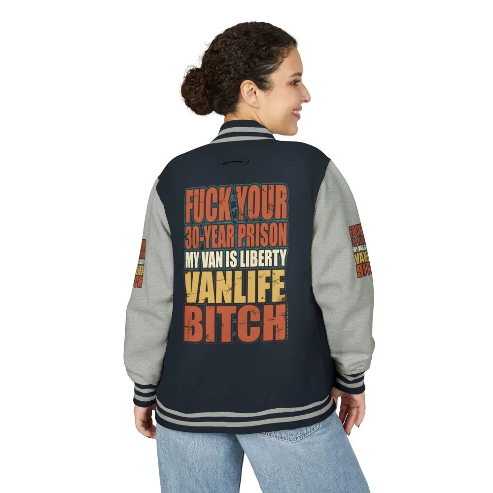 5311610044020639228_2048.jpeg Unisex Heavyweight Letterman Jacket — "Fuck Your 30 Year" Design F**K-Line