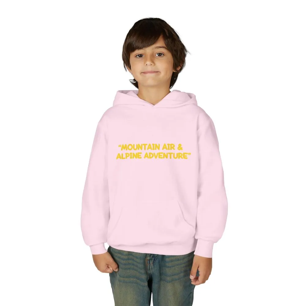 5349363454512539952_2048.jpeg Youth Hoodie(Gildan) – "Mountain Air-Alpine Adventure" (Design Sitcom-Line)