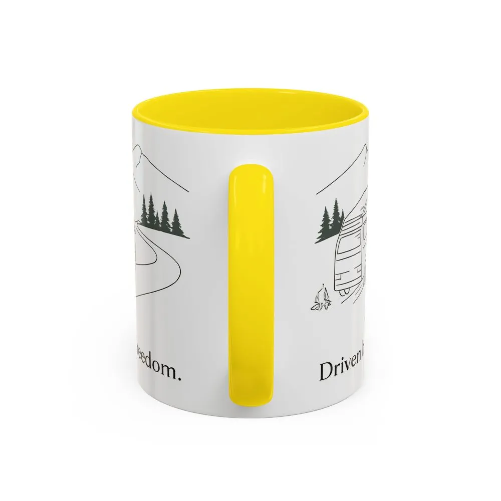 5358535101943180588_2048.jpeg Accent Coffee Mug (11, 15oz) — "Driven By Freedom" Design Minimal-Line