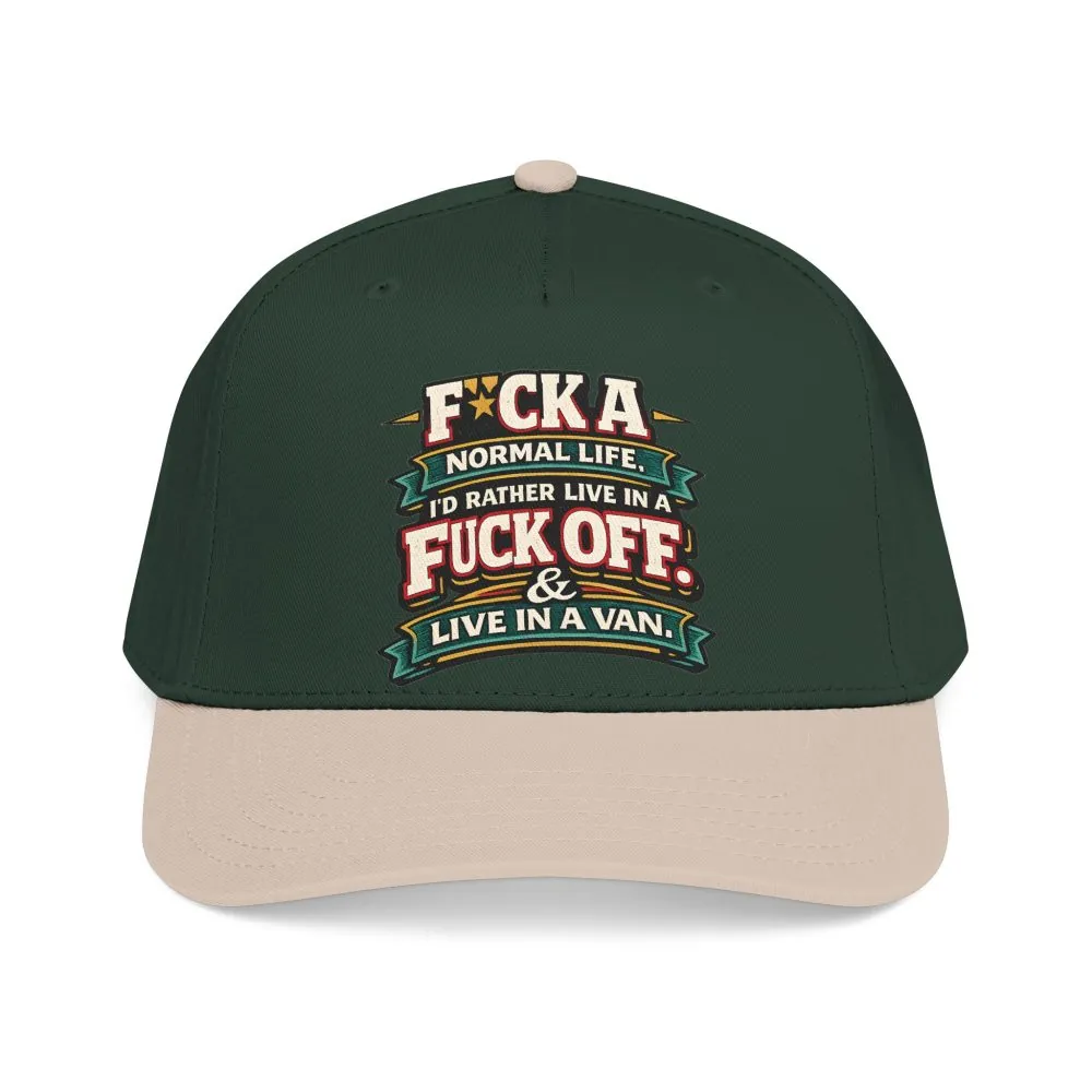 Baseball Cap - "Fuck A Normal Life" Design F**K-Line