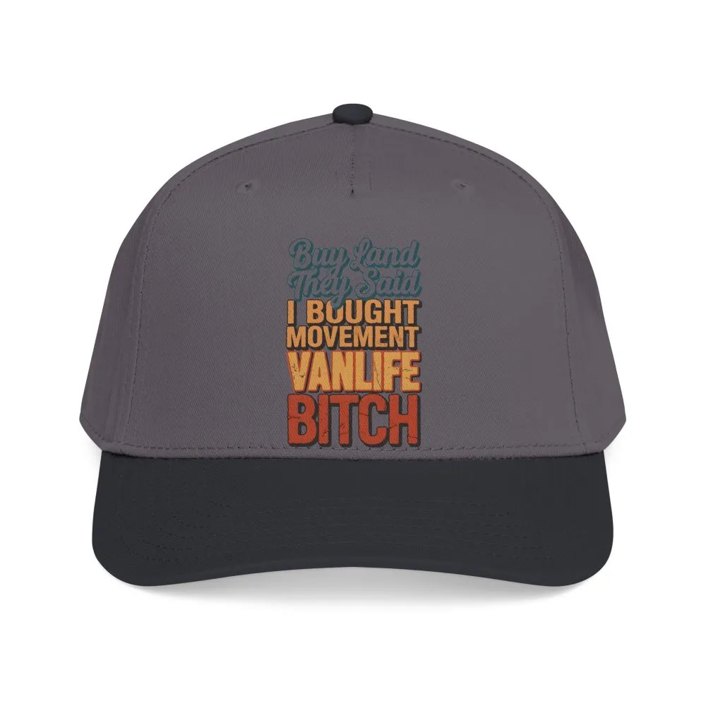Baseball Cap - "Buy Land They Said" Design F**K-Line