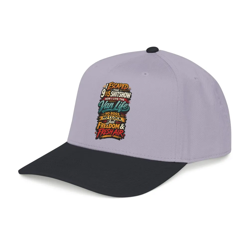 5388042905138843606_2048.jpeg Baseball Cap - "I Escaped The 9 To 5" Design F**K-Line