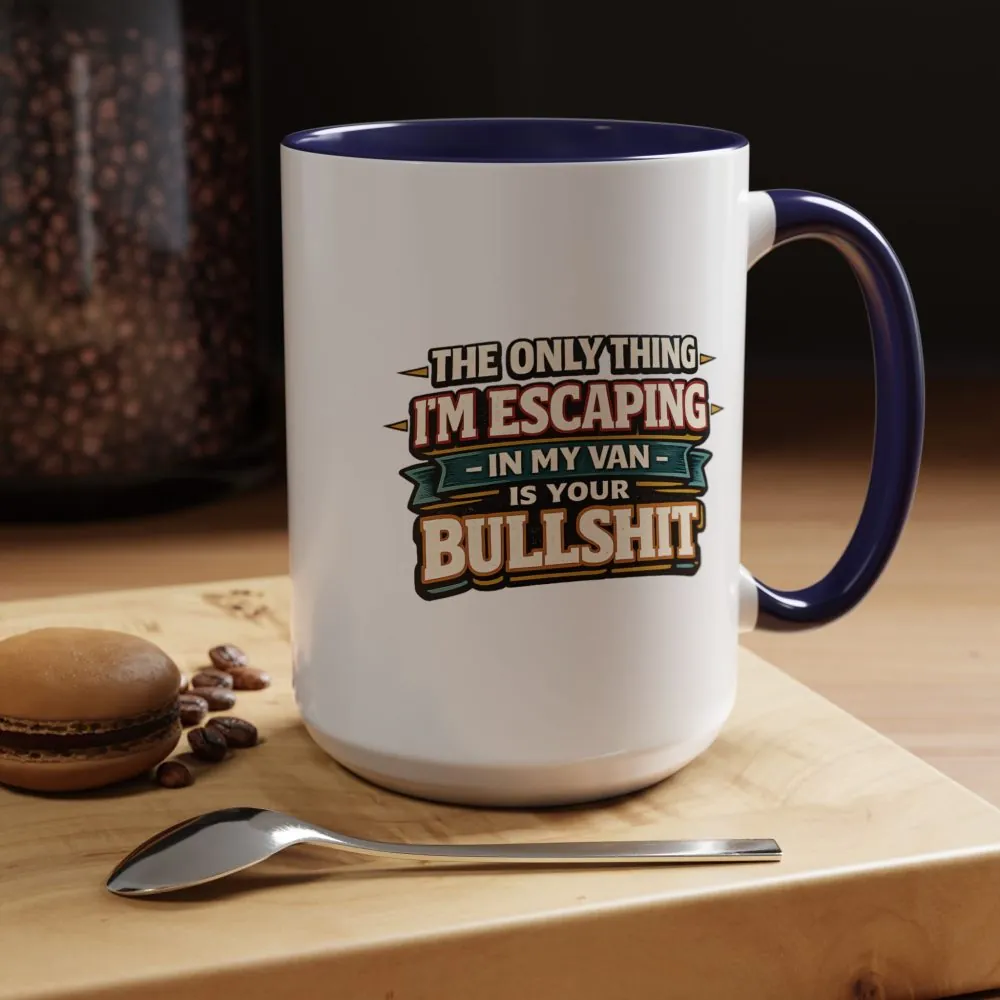 5392264758058496481_2048.jpeg Accent Coffee Mug (11, 15oz) — "The Only Thing I´m Escaping" Design F**K-Line