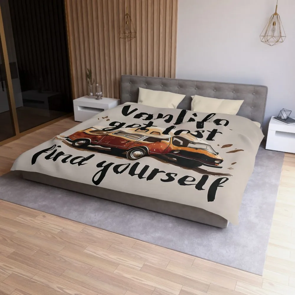 5395585102076051026_2048.jpeg Duvet Cover – “Vanlife Get Lost Find Yourself” Retro Camper Bedding