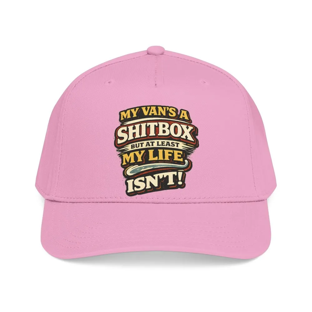 5410156053605290587_2048.jpeg Baseball Cap - "My Van`s A Shitbox" Design F**K-Line