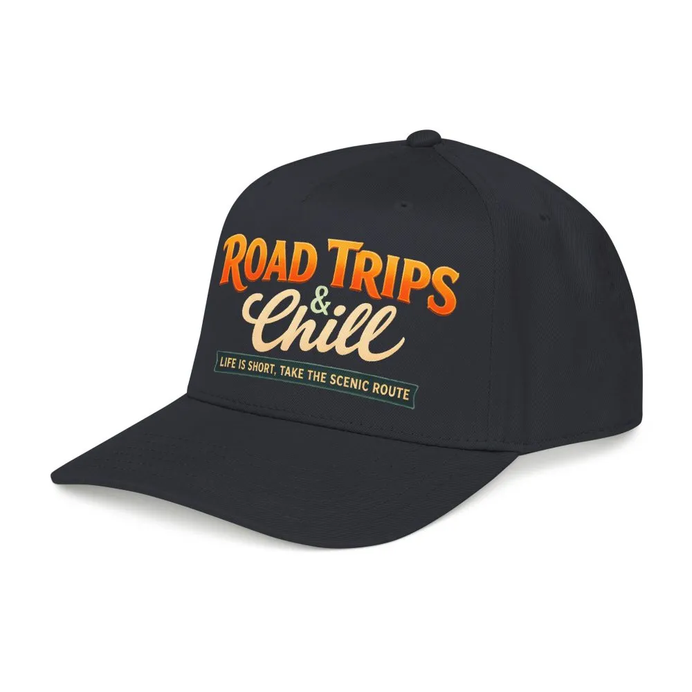 5422365584212732770_2048.jpeg Baseball Cap - "Road Trips And Chill" Design Scenic-Line