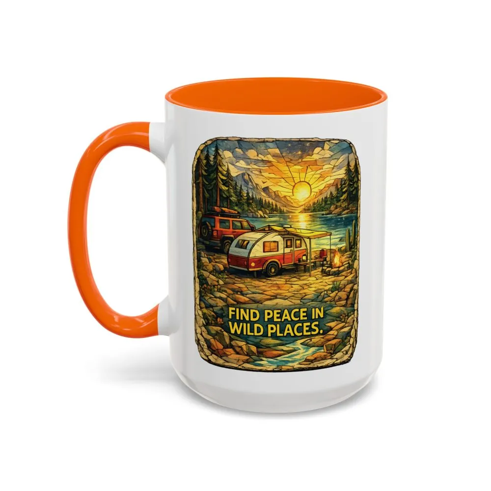 5439163531200737870_2048.jpeg Accent Coffee Mug (11, 15oz) — "Find Peace In Wild Places" Design Cubic-Line
