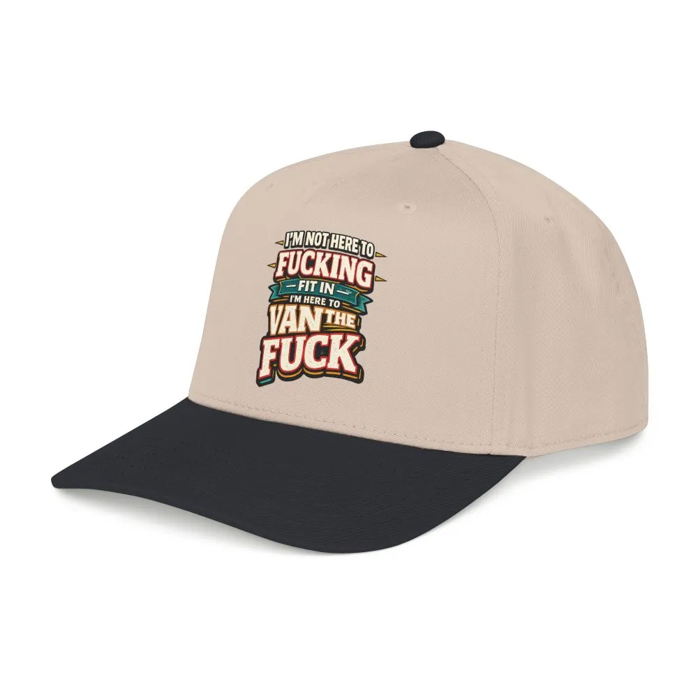 5444666914421045863_2048.jpeg Baseball Cap - "I´m Not Here To Fucking Fit In" Design F**K-Line