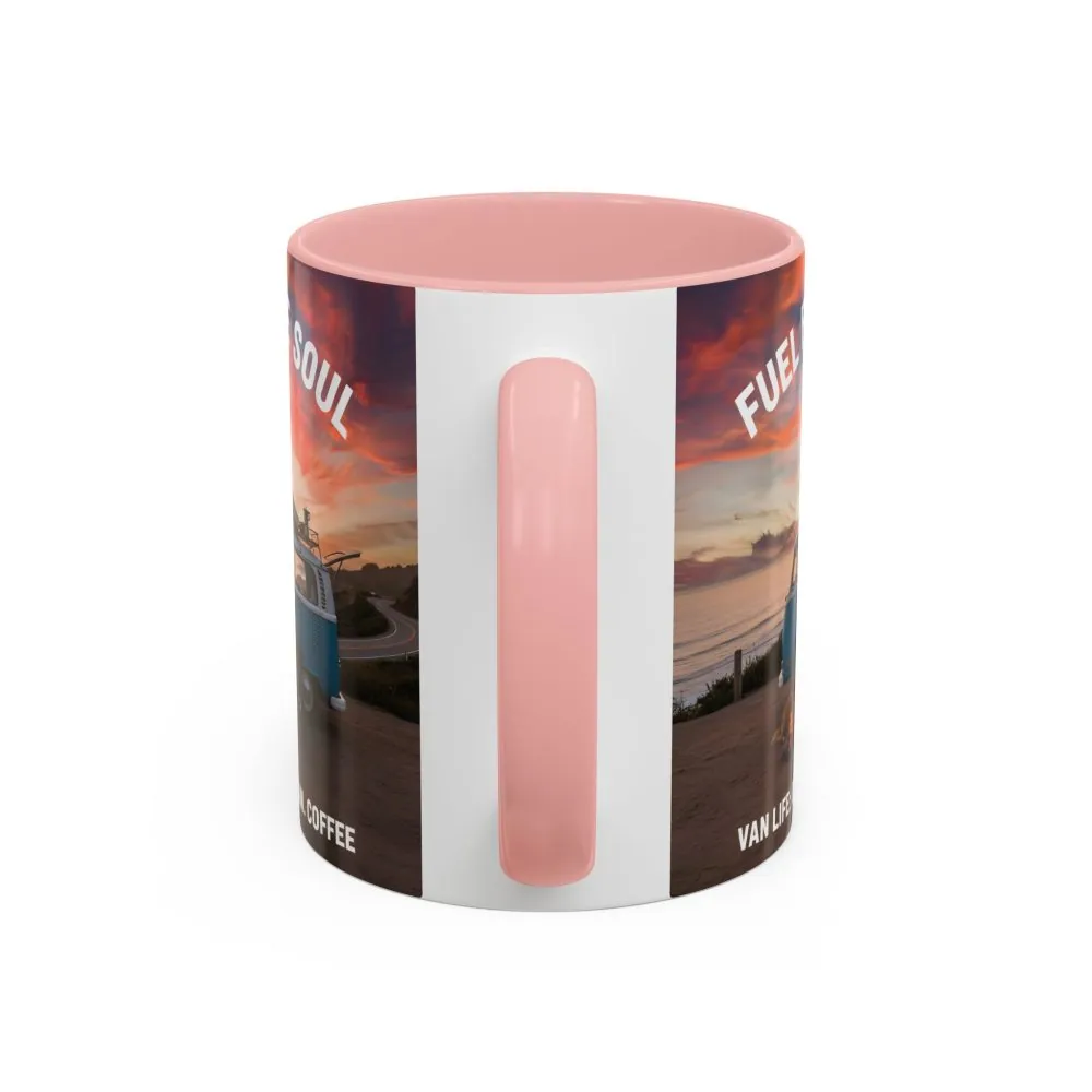 Accent Coffee Mug (11, 15oz) — "Fuel for the Soul"