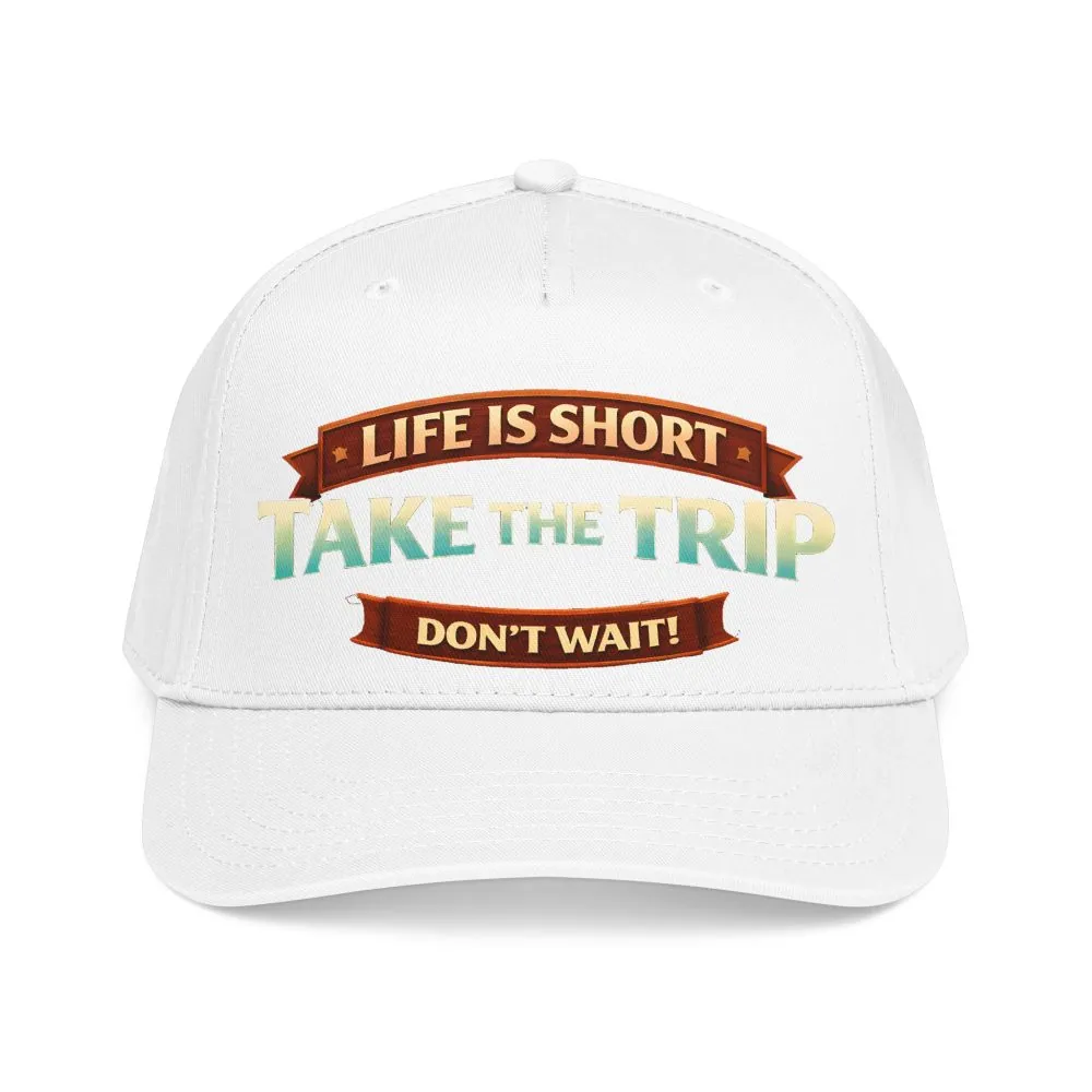 5494991355463499430_2048.jpeg Baseball Cap - "Live Is Short Take The Trip" Design Scenic-Line