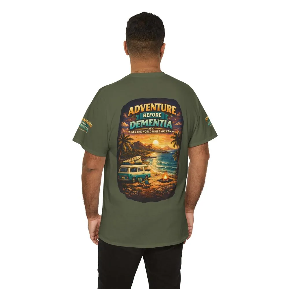 5509793465031857024_2048.jpeg Unisex Heavy Cotton Tee — "Adventure Before Dementia" Design Scenic-Line