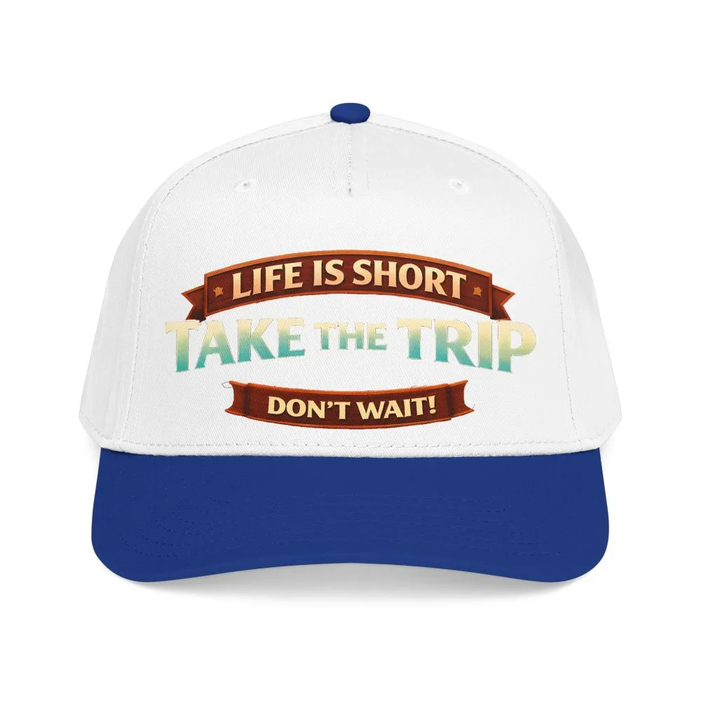 5517596688236688183_2048.jpeg Baseball Cap - "Live Is Short Take The Trip" Design Scenic-Line