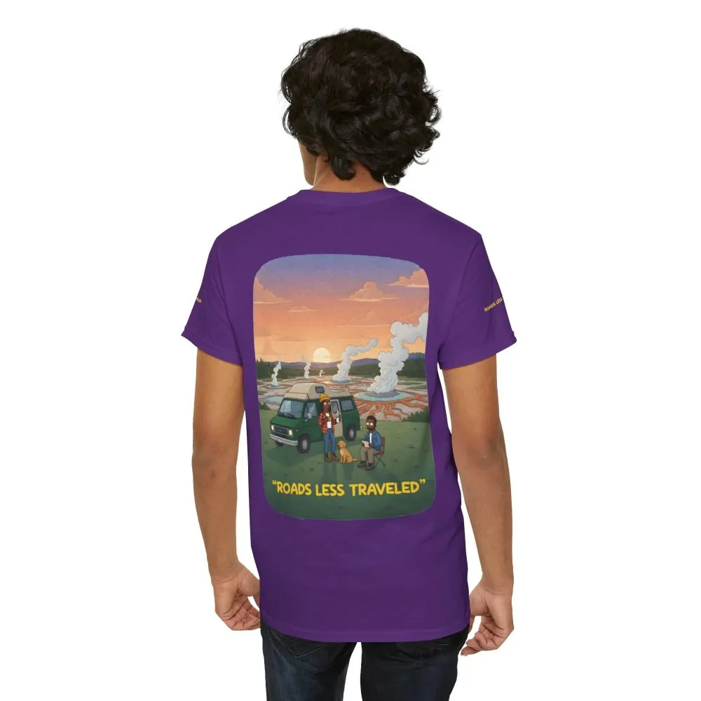5519613608805429856_2048.jpeg Unisex Heavy Cotton Tee — "Roads Less Traveled" Design Sitcom-Line